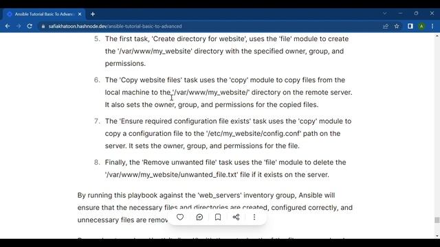 Step-by-Step Guide to Managing Files and Directories with Ansible Playbooks by @dev_safia смотреть онлайн