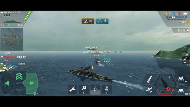 KMS ADMIRAL HIPPER IN ACTION WITH HEAVY WEIGHT TORPEDO TUBES - BATTLE OF WARSHIPS смотреть онлайн