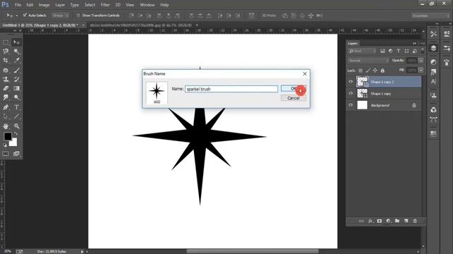 // How To Create 'SPARKLE BRUSH' in Photoshop// смотреть онлайн