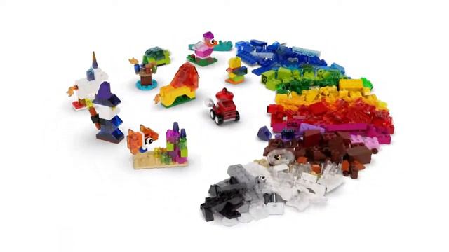 LEGO Classic Прозрачные кубики 11013 смотреть онлайн
