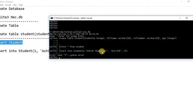08 SQLite Create, Read Operations смотреть онлайн