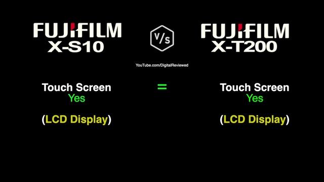 FujiFilm X-S10 vs FujiFilm X-T200 смотреть онлайн