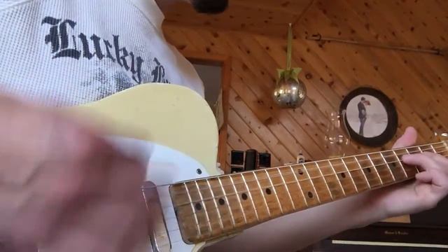 1957 Original Custom Color Fender Telecaster Olympic White Eddie Vegas смотреть онлайн