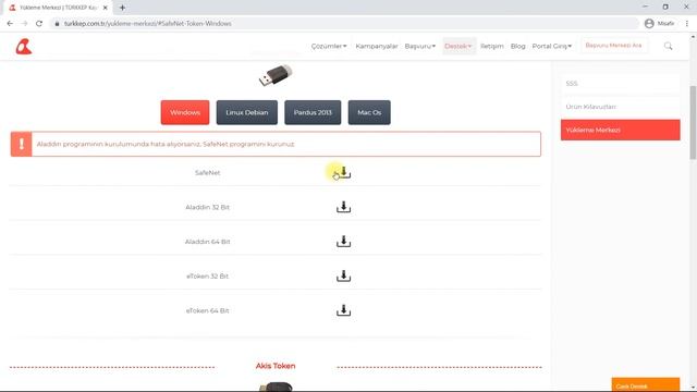 TÜRKKEP e-İmza için SafeNet Program Kurulumu Nasıl Yapılır? смотреть онлайн