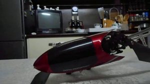 Замена лопастей вертолета.