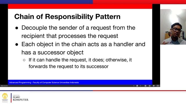 AdvPro 2020-2021-2 : Behavioral Design Pattern 3. Chain of Responsibility смотреть онлайн