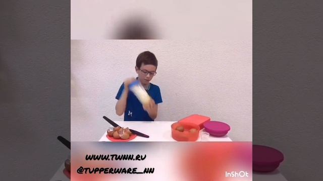 Омлет с помидорами Черри. Браво дилайт Tupperware