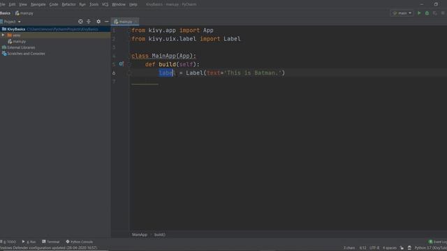 Kivy Tutorial #17 - Creating Labels and Texts | Kivy Python Basics смотреть онлайн
