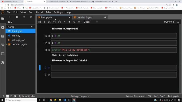 JupyterLab Tutorial?? смотреть онлайн
