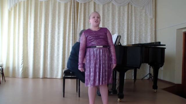 Давлетова Анастасия, ДШИ г. Нытва, средняя группа, сольное пение