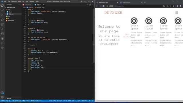 How to Make a Responsive NavBar & Hero Section under 30 Minutes | Bootstrap 5 | Dev2Web смотреть онлайн