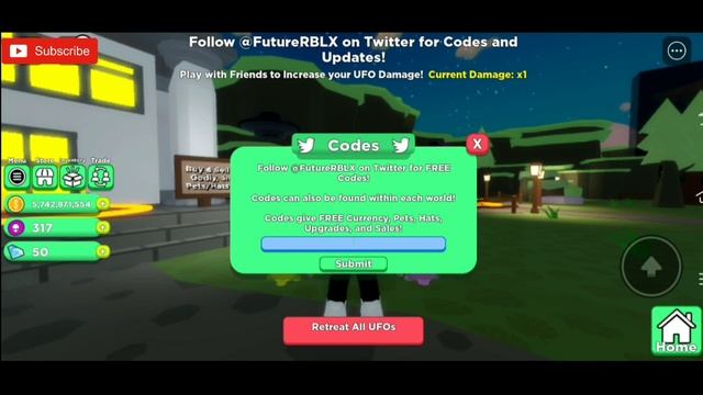 New "Market Update Working Codes 2021 in Roblox Ufo Simulator смотреть онлайн