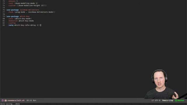 Emacs From Scratch #2 - Adding Helpful UI Improvements смотреть онлайн