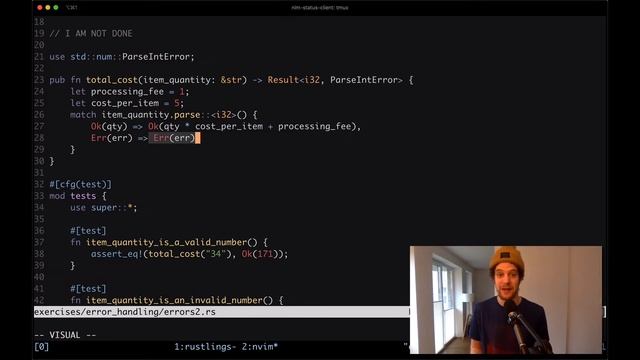 Rust For Beginners Tutorial - Error handling смотреть онлайн