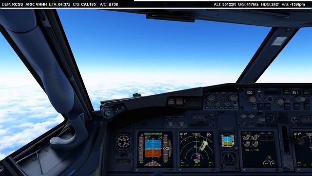 【MSFS2020】TSA➝HKG / RCSS➝VHHH / 松山➝香港 / B737-800 / Vatsim смотреть онлайн