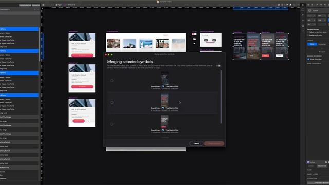 Merge Selected Symbols in Sketch смотреть онлайн