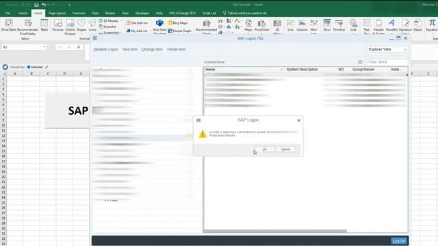 How to get rid of SAP scripting pop ups? смотреть онлайн