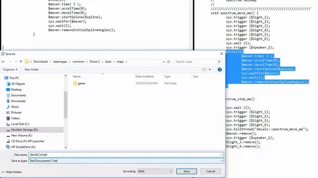 Modding Doom 3 Part 12 - Spooky Hallway with Scripted Moving Lights смотреть онлайн