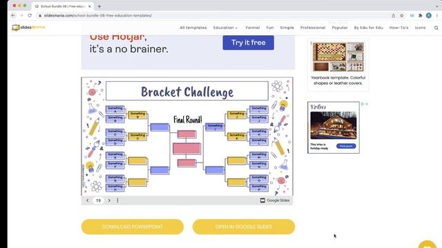 Create A Tournament Bracket in PowerPoint or Google Slides | March Madness! смотреть онлайн