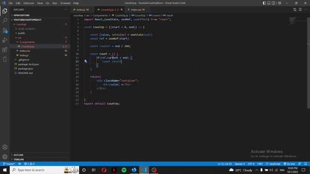 How to Make an Animated Count Up with React JS | React JS Tutorials смотреть онлайн