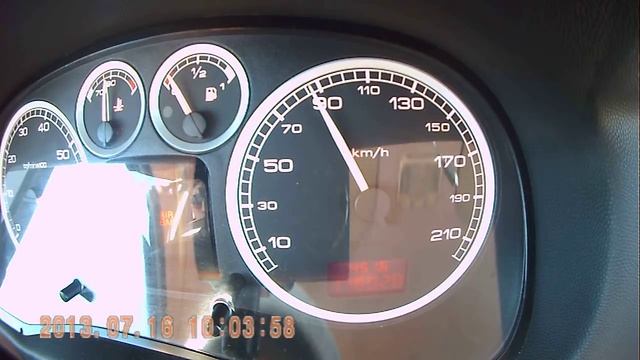 Peugeot 307 1.6МТ 0-100