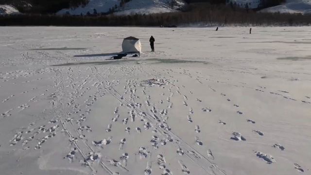 Неделю на ОЗЁРАХ в Боровом Зимняя РЫБАЛКА смотреть онлайн