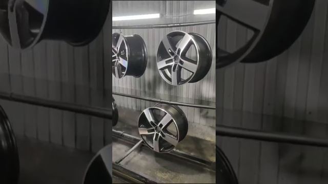 Диски VW порошковая покраска покрытие полимером ремонт восстановление реставрация +380503203266 смотреть онлайн