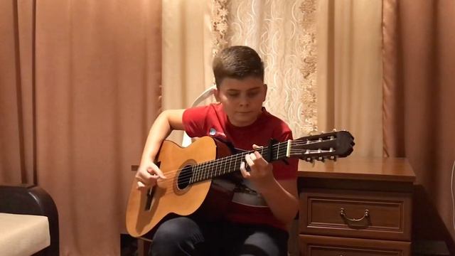 Shape Of My Heart на гитаре( cover). смотреть онлайн