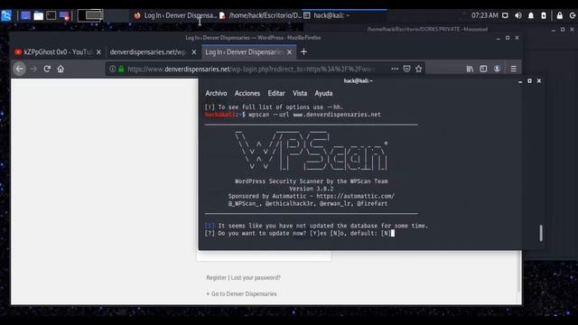 Análisis a web, con WPSCAN (Kali linux) | WordPress vulnerabilidades. смотреть онлайн