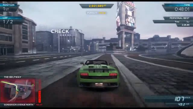 NFS Most Wanted 2012:Gameplay | Lamborghini Gallardo all races (PC HD) смотреть онлайн
