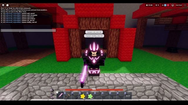 ALL SEASON 5 SPAWN COMMANDS... (Roblox Bedwars) смотреть онлайн