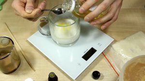 Медовое мыло из основы с натуральным медом