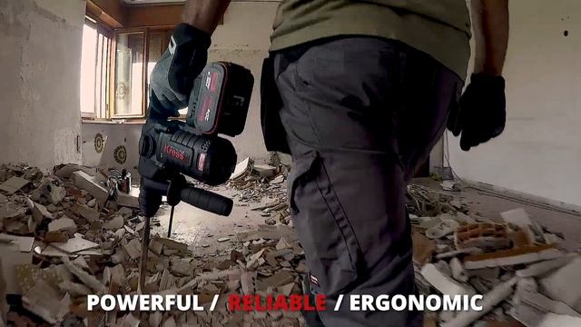 KRESS 20V ROTARY HAMMER KU388 UK смотреть онлайн
