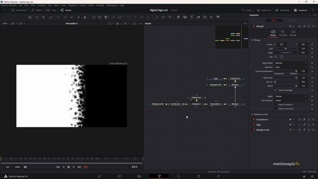 Digital/Pixel Logo Reveal - Davinci Resolve Tutorial смотреть онлайн