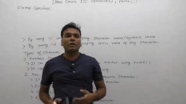 Character format specifier with printf function in C-Part239 | C Language by Java Professional смотреть онлайн