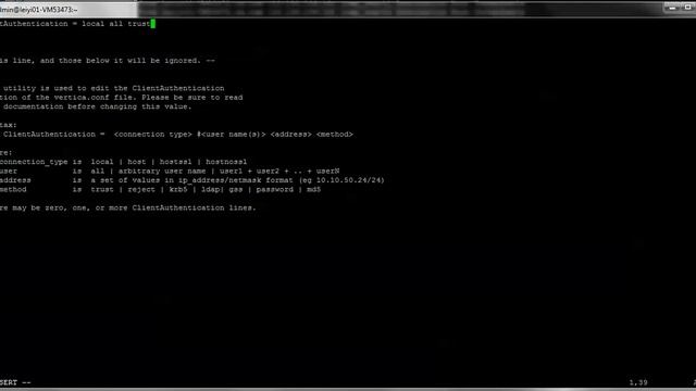 How to change the password for IM20 vertica database смотреть онлайн