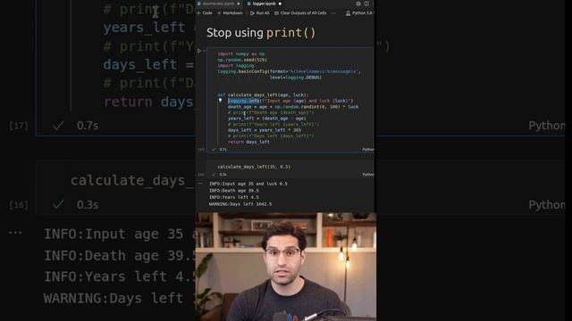 Don't Print.. Use a Logger instead! #python #coding смотреть онлайн