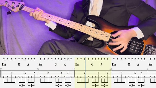 Higher Ground - Red Hot Chili Peppers (Bass Cover with Tab) смотреть онлайн