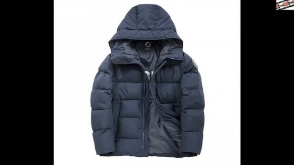 #TIGER #FORCE #Мужская #зимняя #куртка #с #капюшоном #Модная #парка #средней #длины #мужская #пухов