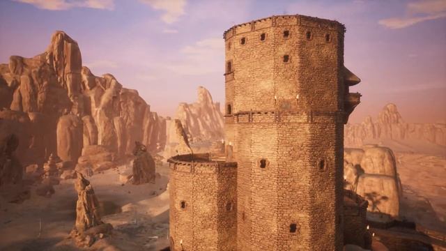Building MEGA CASTLES In Conan Exiles