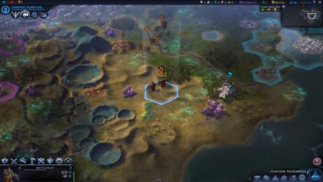 Civilization Beyond Earth - Slavic Federation Gameplay Part 13 - War смотреть онлайн