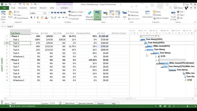 Updating Project Progress with Microsoft Project смотреть онлайн