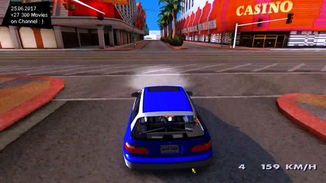 Honda Civic EG kanjo New ENB Top Speed Test GTA Mod Future _REVIEW смотреть онлайн