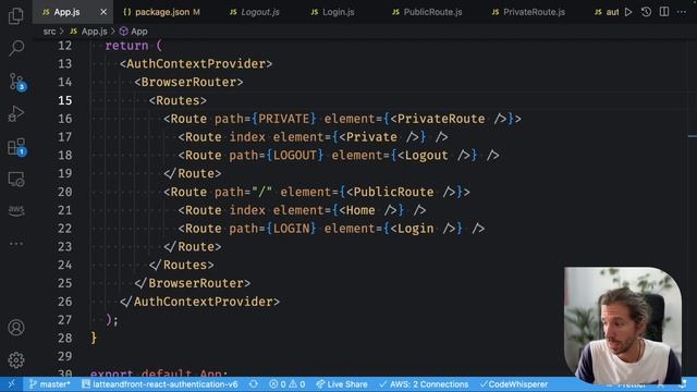 Crea un sistema de autenticación con React Router 6.4 en adelante #reactjs #reactrouter смотреть онлайн
