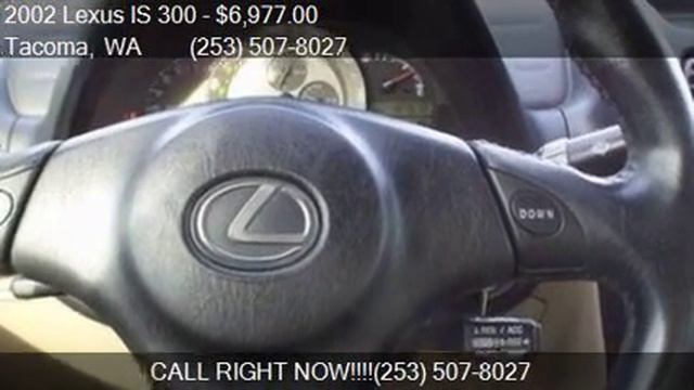 2002 Lexus IS 300 Base 4dr Sedan for sale in Tacoma, WA 9840 смотреть онлайн