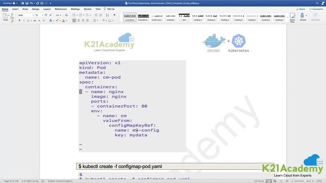 Kubernetes ConfigMap | Drawbacks & Solutions in Docker and Kubernetes | K21academy смотреть онлайн