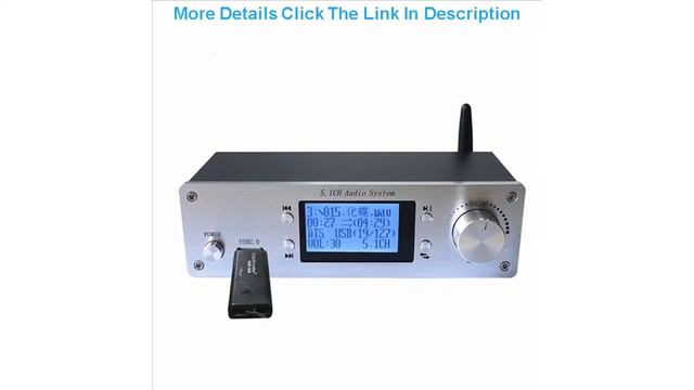 Slide Professional 5.1 channel audio decoder USB U disk lossless music playback Bluetooth 5.0 fiber смотреть онлайн