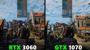 RTX 3060 VS GTX 1070 TEST IN 10 GAMES IN 2023