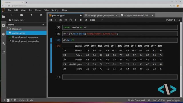 Pandas/python στα ελληνικά 1 (Εισαγωγή) смотреть онлайн