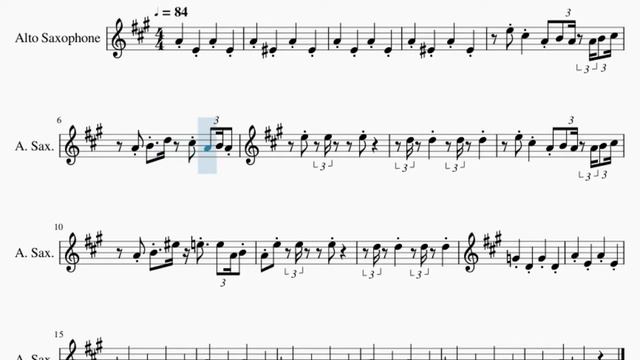 Alto Sax Sheet Music: How to play Temmie Village (Undertale) by Toby Fox смотреть онлайн